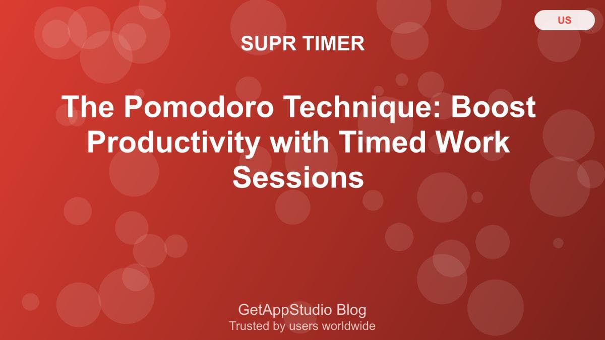 The Pomodoro Technique: Boost Productivity with Timed Work Sessions